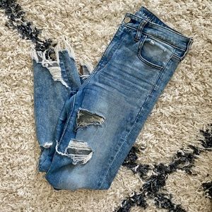 American Eagle Ripped Skinny Jeans